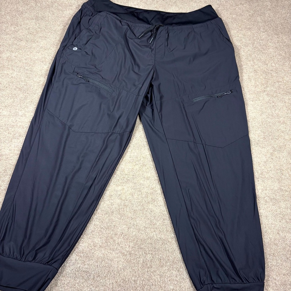 Baleaf Sports Jogger Pants Women's 2XL Black Athletic Zipped Pockets Tapered Leg